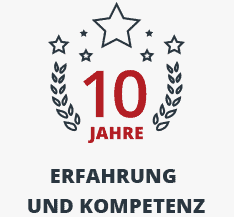 10 Jahre Erfahrung und Kompetenz