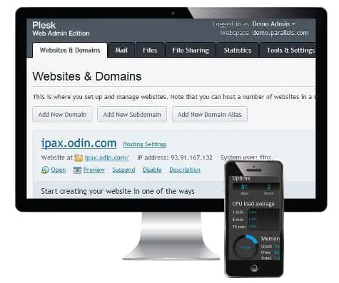 Pleks im Hosting Einsatz